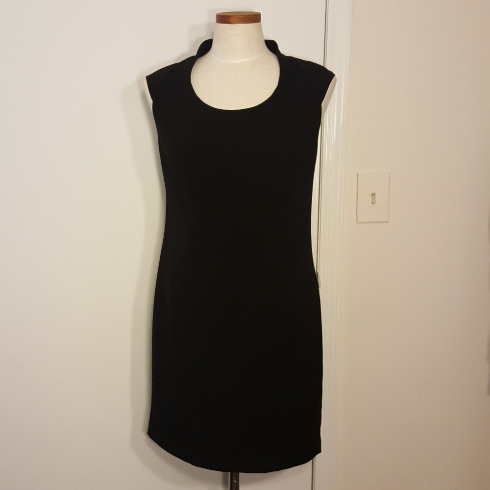 Andrew Marc Black Sleeveless Dress